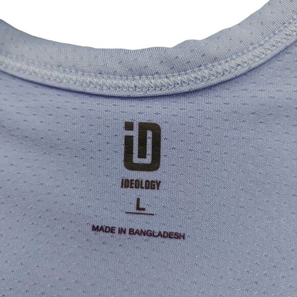 Ideology Tank Top Womens Large Blue Open Back Breathable Lightweight Athletic - Picture 8 of 10